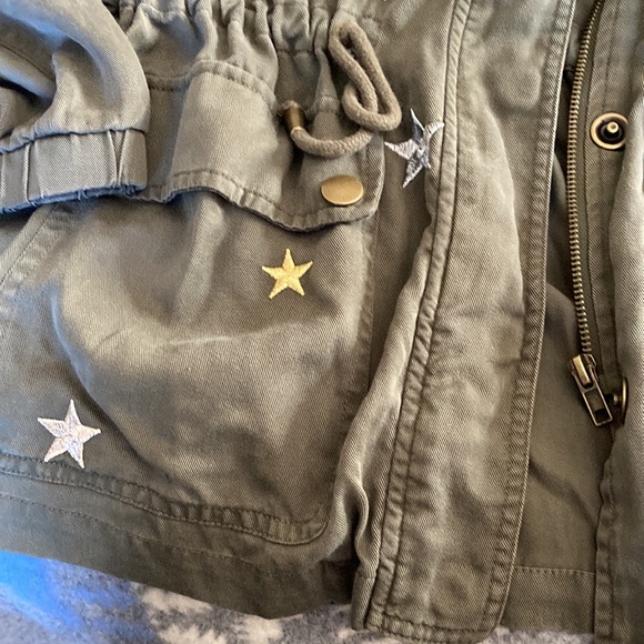 Bagatelle military inspired hooded anorak - Picture 3 of 7